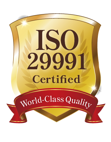 ISO29991 Certified World-Class Quality